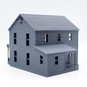 Michael Myers Halloween House 3d printed building model paintable architectural miniature image 5