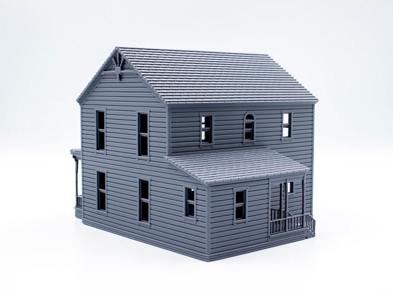 Michael Myers Halloween House 3d Printed Building Scale Model Etsy