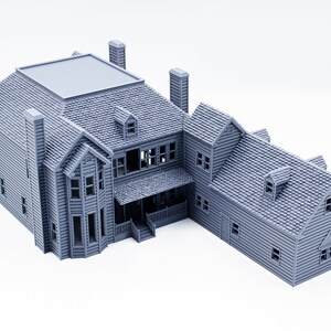 Scream Horror House 3d printed paintable architectural model image 8