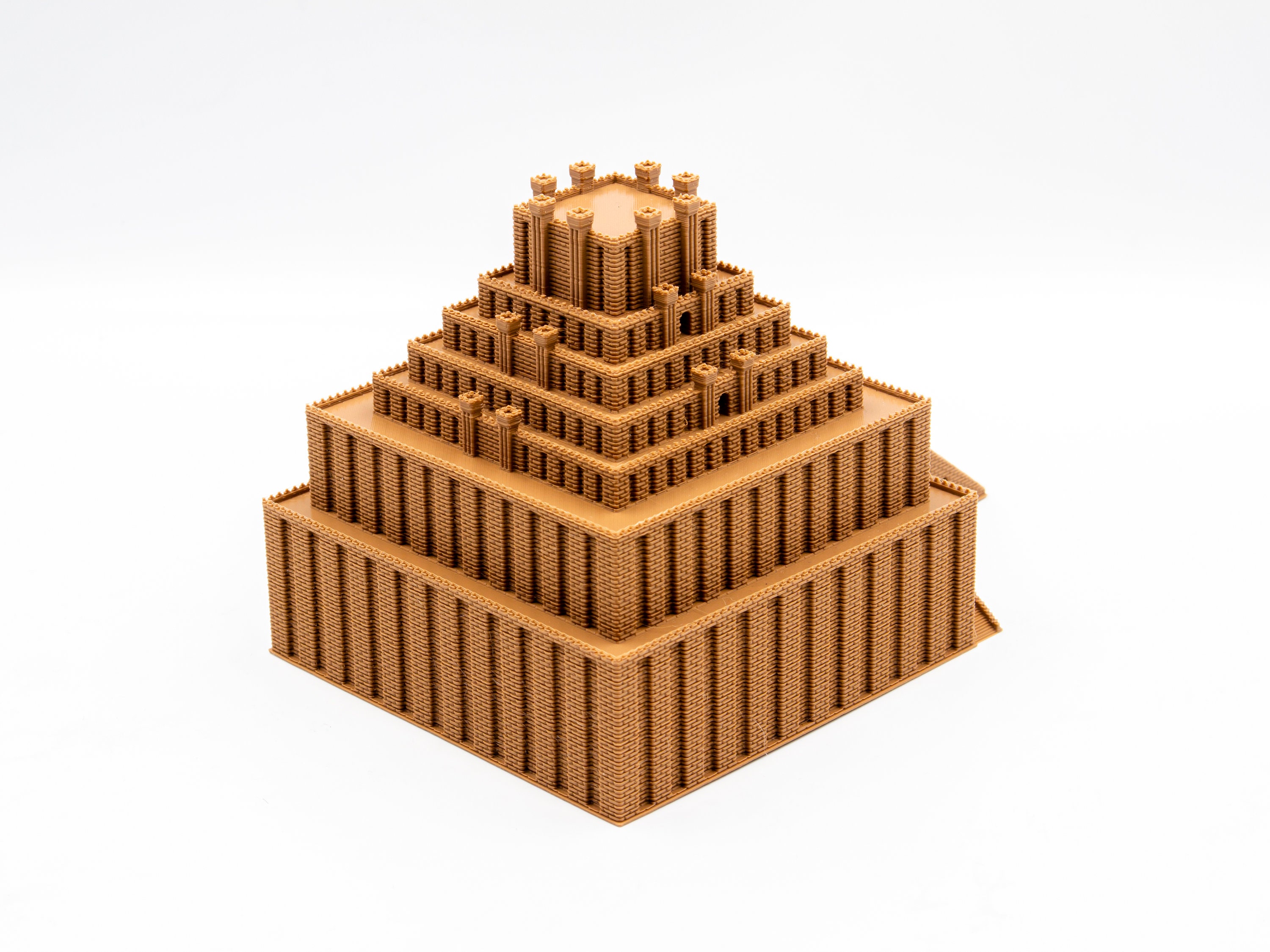 Ziggurat of Marduk Etemenanki 3d Printed Ancient Babylon Etsy Canada