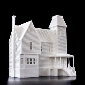 Beetlejuice Maitlands Haunted House 3d printed building model paintable architectural miniature image 3