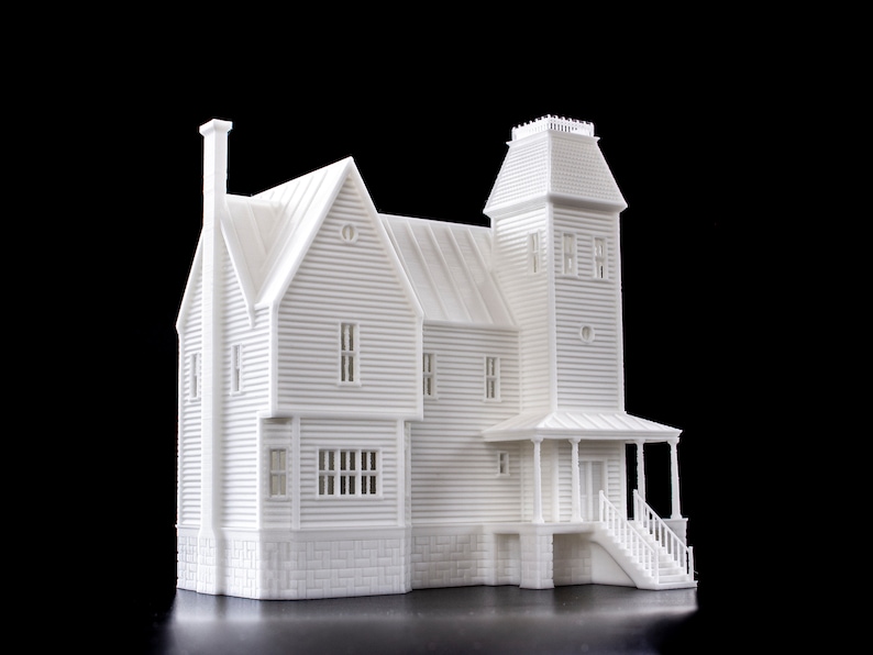 Beetlejuice Maitlands Haunted House 3d printed building model paintable architectural miniature image 3