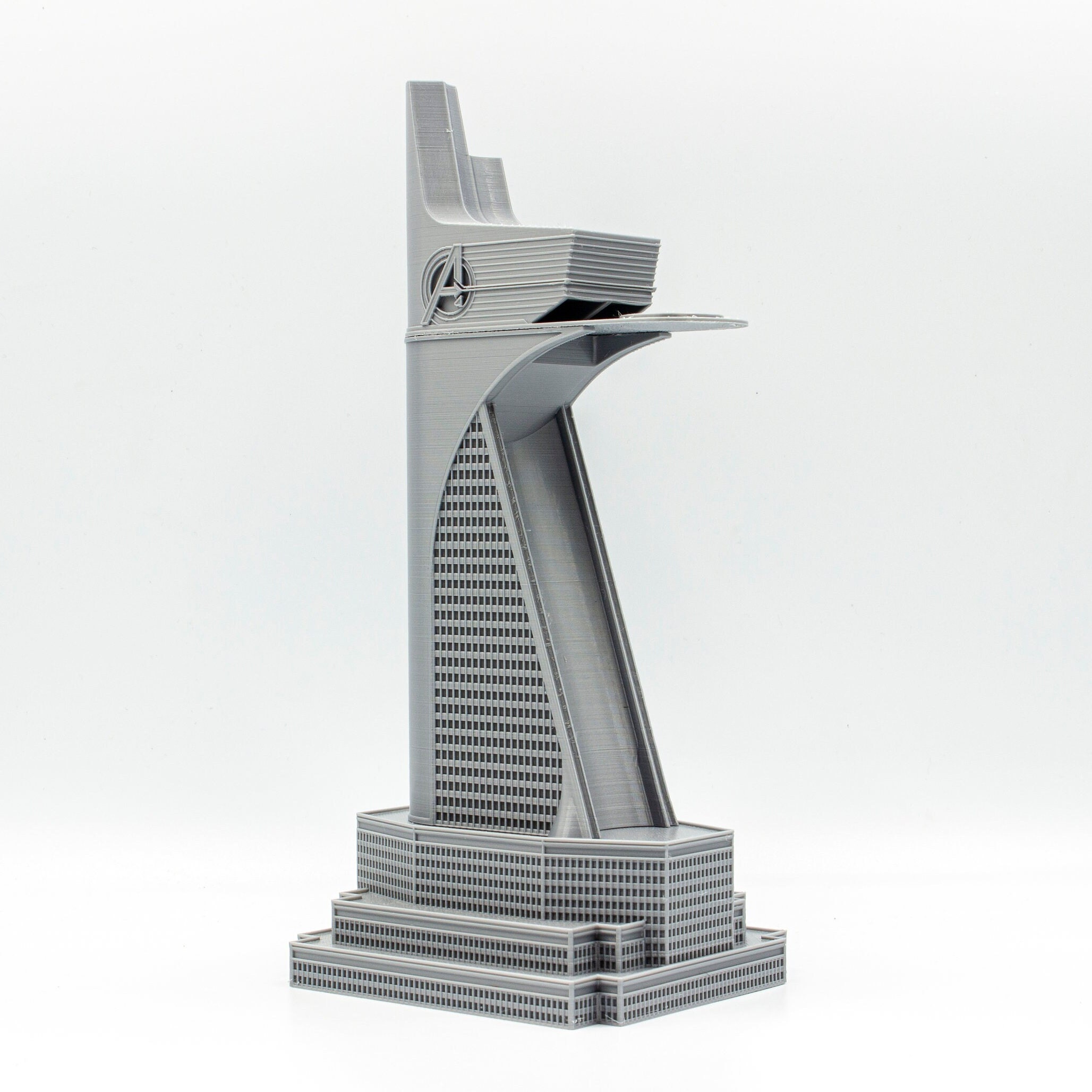 STL file Avengers Tower - Avengers low poly 3d print 🦸・3D printable model  to download・Cults