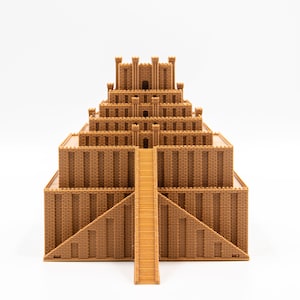 Ziggurat of Marduk Etemenanki 3d Printed Ancient Babylon Temple Model ...