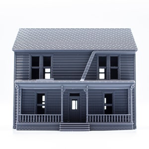 Michael Myers Halloween House 3d printed building model paintable architectural miniature image 7