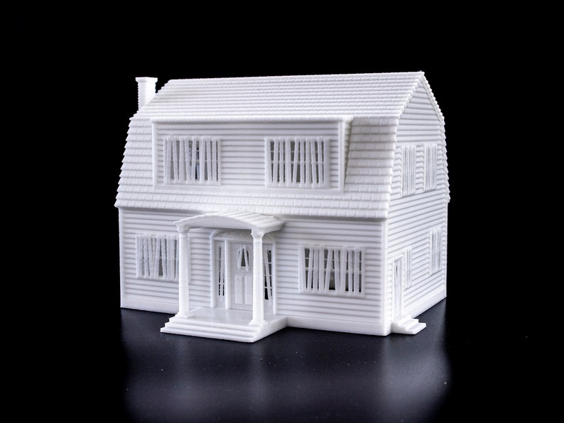 Freddy Krueger Haunted House 3d printed model paintable architectural miniature building image 1