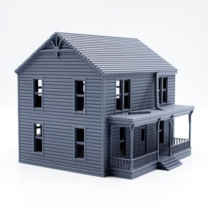 Michael Myers Halloween House 3d printed building model paintable architectural miniature image 3