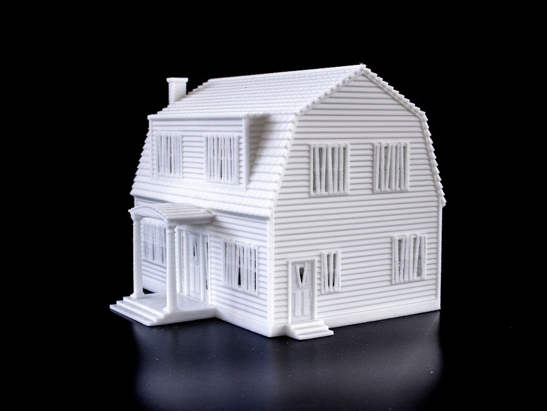 Freddy Krueger Haunted House 3d printed model paintable architectural miniature building image 4