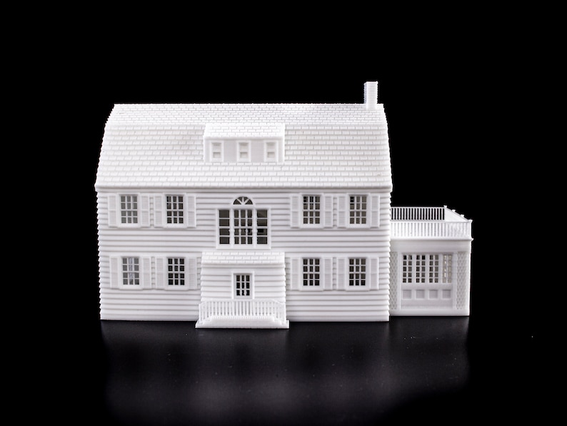 Amityville Horror Haunted House 3d printed model paintable architectural miniature zdjęcie 3