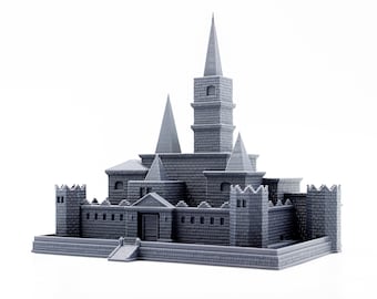 The Legend of Zelda Hyrule Castle 3d printed miniature model - Nintendo game Ocarina of Time