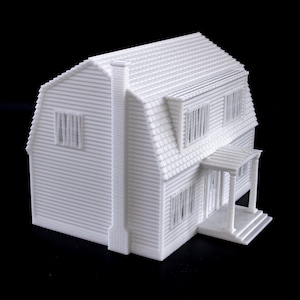 Freddy Krueger Haunted House 3d printed model paintable architectural miniature building image 9