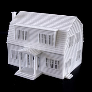 Freddy Krueger Haunted House 3d printed model paintable architectural miniature building image 10