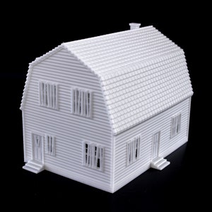 Freddy Krueger Haunted House 3d printed model paintable architectural miniature building image 8