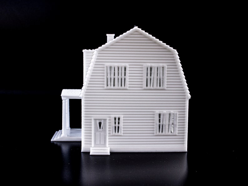 Freddy Krueger Haunted House 3d printed model paintable architectural miniature building image 5