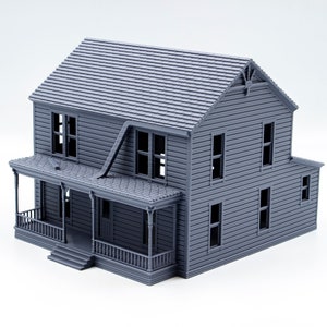 Michael Myers Halloween House 3d printed building model paintable architectural miniature image 8