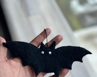 Halloween Bats – Halloween Felt Bat Ornaments, Hanging Bats For Garland, Halloween Tree Ornament, Bowl Fillers, Halloween Filz Decor