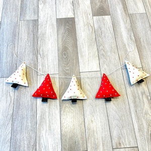Christmas Felt Garland – Gift for Her, First Christmas Married, Christmas Gifts, Christmas Ornaments