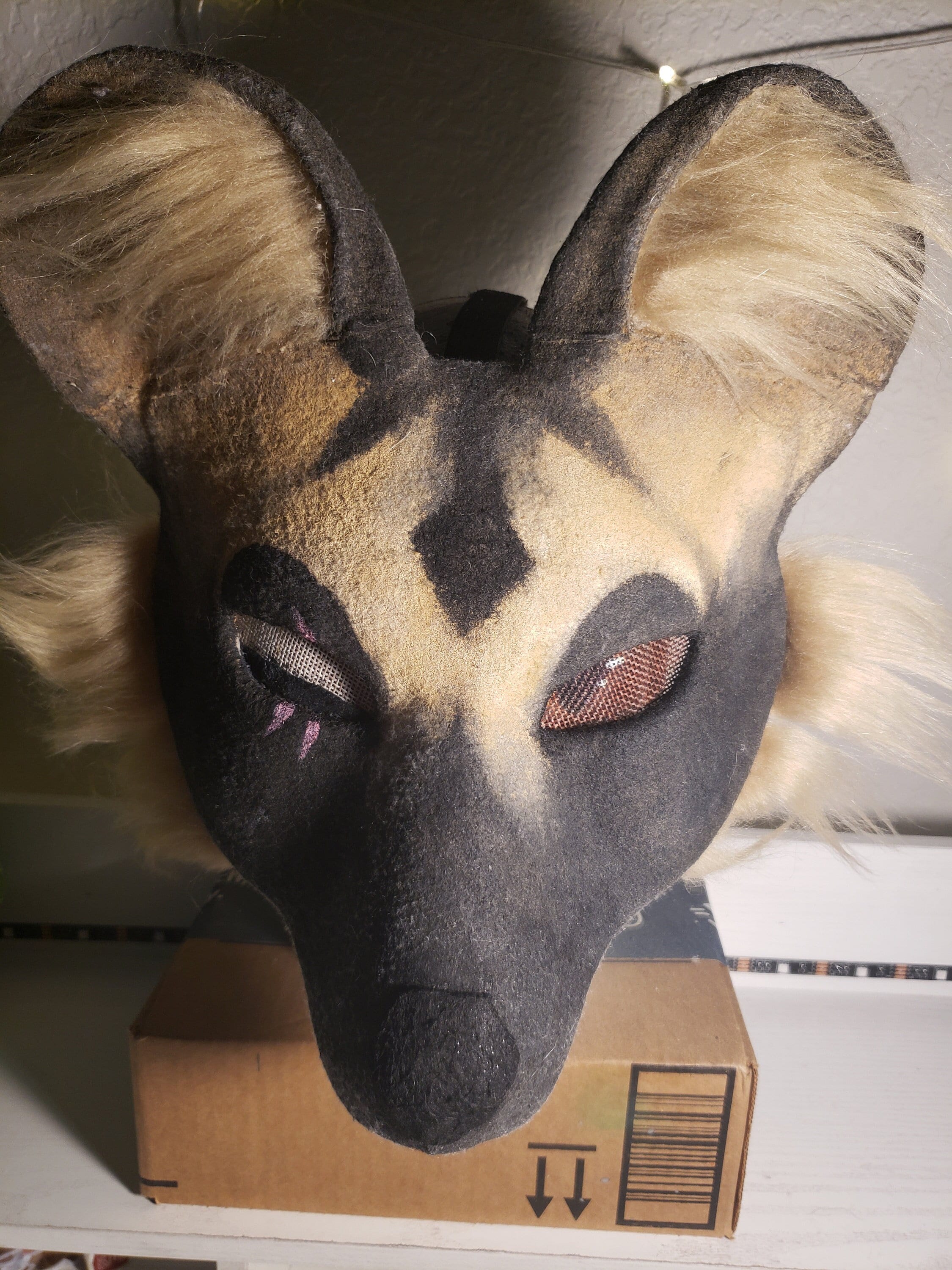 African Wild Dog Therian Mask! 20% Off! Need Gone Fast - Etsy display picture 1