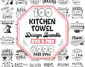 Kitchen Towel Svg Bundle |Dish Towel Svg |Kitchen Towel Quotes Svg |Funny Cooking Svg |Dish Towel Sayings Svg |Tea Towel Svg |Cooking Quotes