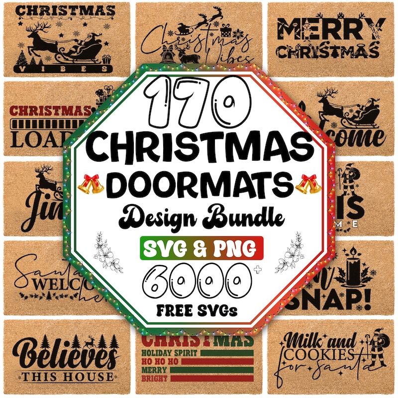 Door Mats Christmas - Etsy Canada