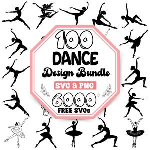 Dance SVG Bundle: Ballet, Team & Freestyle Designs (Digital Download)