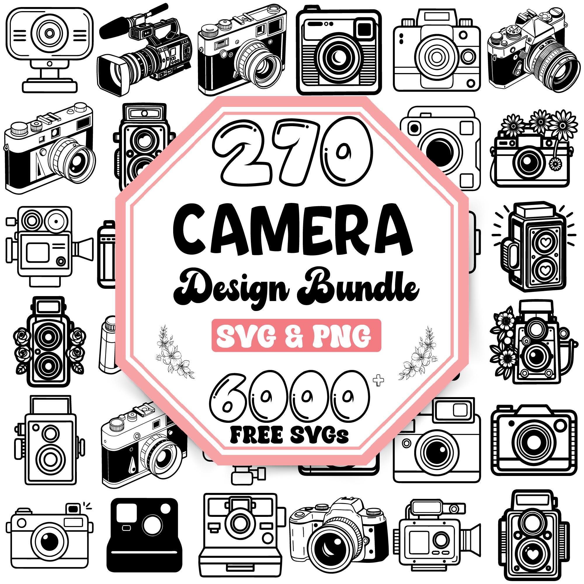 Camera Back Svg Camera SVG Bundle: Vintage & Retro Designs (digital Download) - Etsy