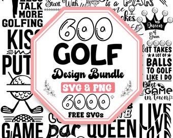 Pakiet Golf SVG | Golf SVG | Golf PNG | Podzielony monogram SVG | Ramka nazwy golfa SVG | Kij golfowy SVG | Piłka golfowa SVG (pobieranie cyfrowe)