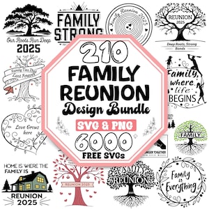 Family Reunion Svg Bundle | Family Reunion Shirt Svg | Family Tree Svg | Family Reunion Png | Family Vacation Svg| Family Shirt|Cricut files