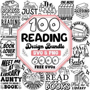 Reading Bundle designs Svg | Floral Books Svg | Book Lover Svg Bundle | Books Bundle Svg | Pile Of Books Bundle Svg | Book Dragon Svg