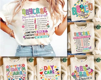 Retro Daycare Teacher PNG Bundle: Funny Toddler Designs (Digital Download)