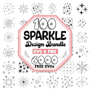 Sparkle Svg Bundle | Night Sky Stars Svg | Shooting Star Svg | Stars Silhouette Svg | Glitter Stars Svg | Magic Stars Svg | Shining Star Svg