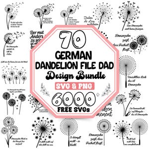 German Motivational & Inspirational Sayings SVG Bundle (Digital Download)