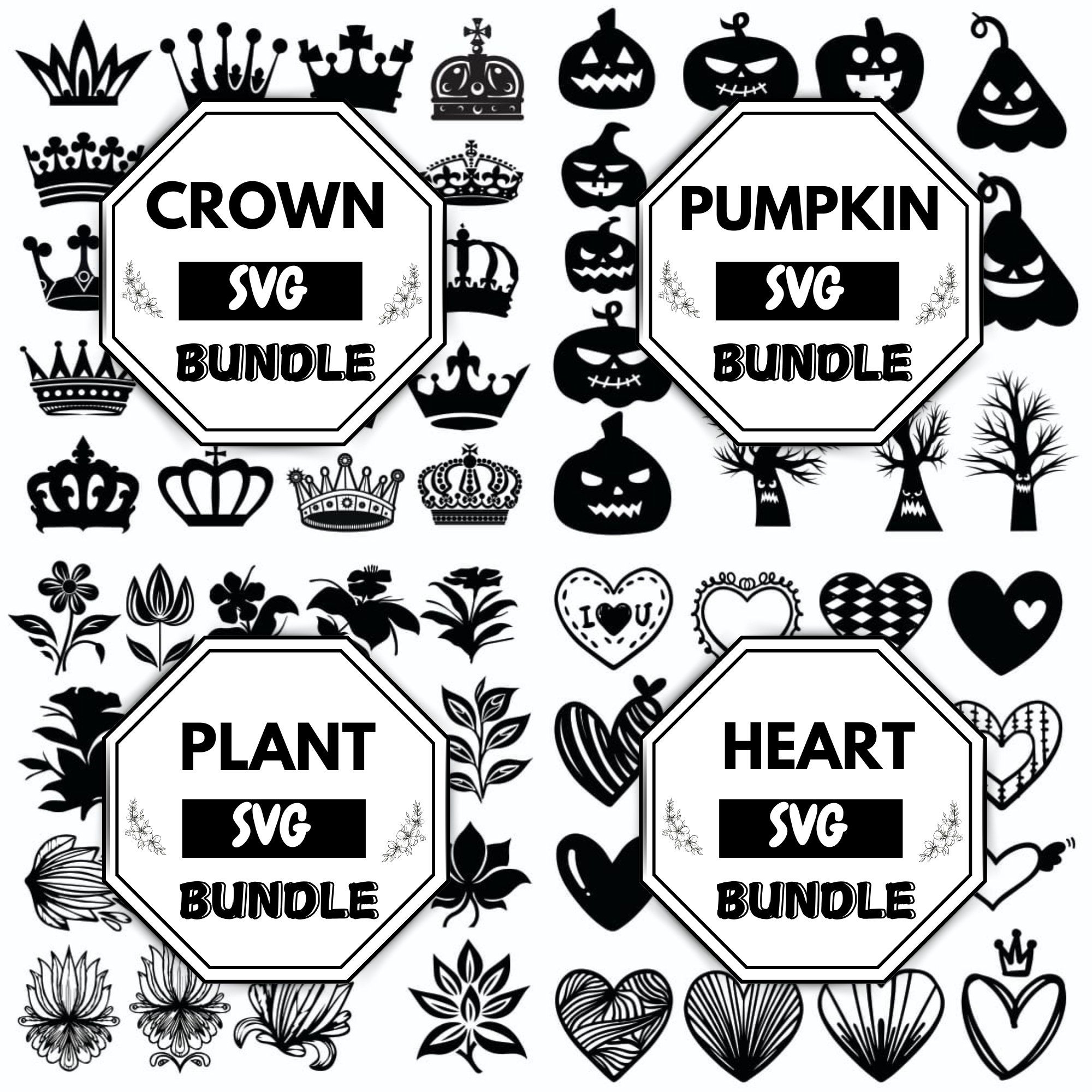 ハロウィン棺 SVG バンドル: 不気味なデザイン (デジタルダウンロード 