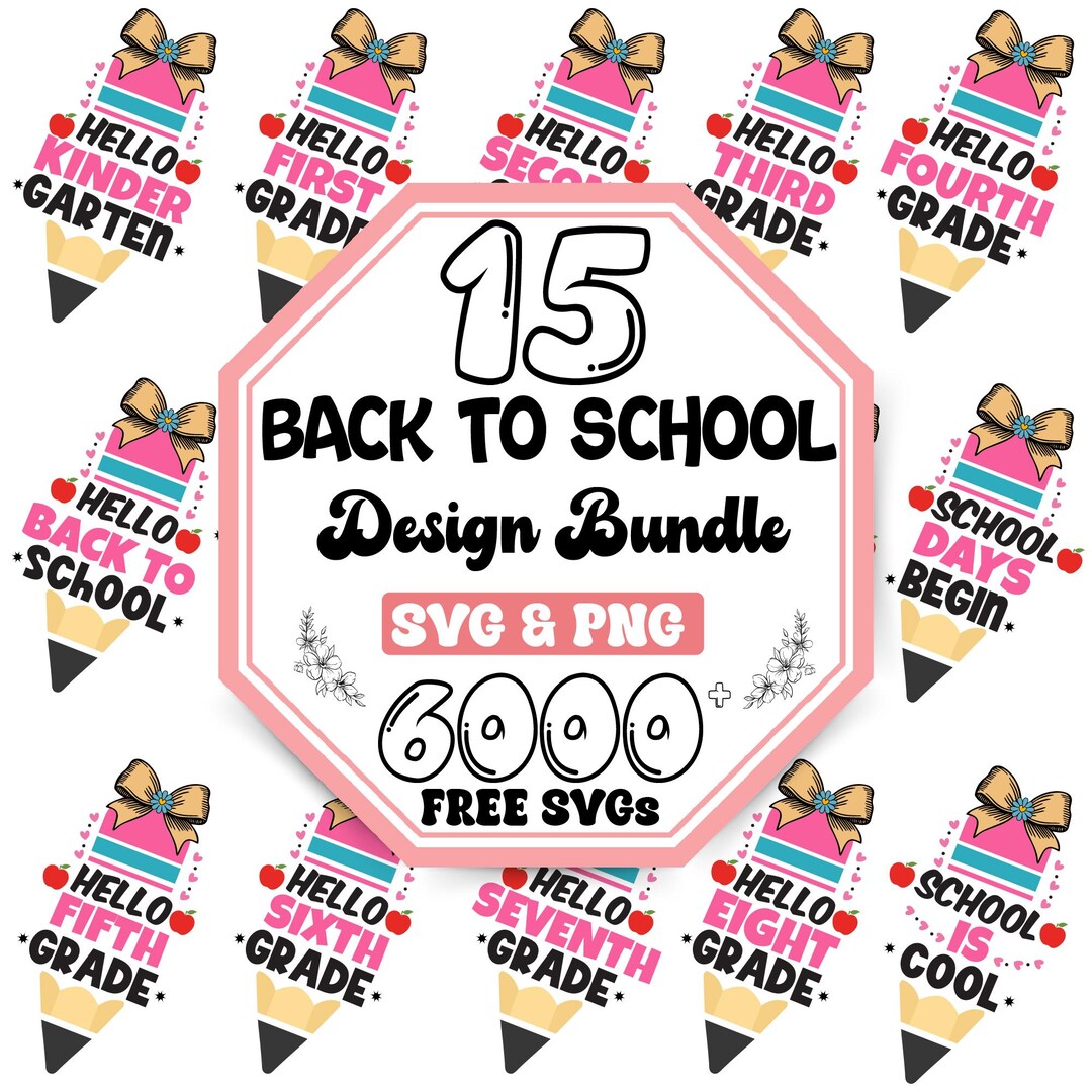 Back to School SVG Bundle | Teacher & Kid Designs (digital Download) - Etsy