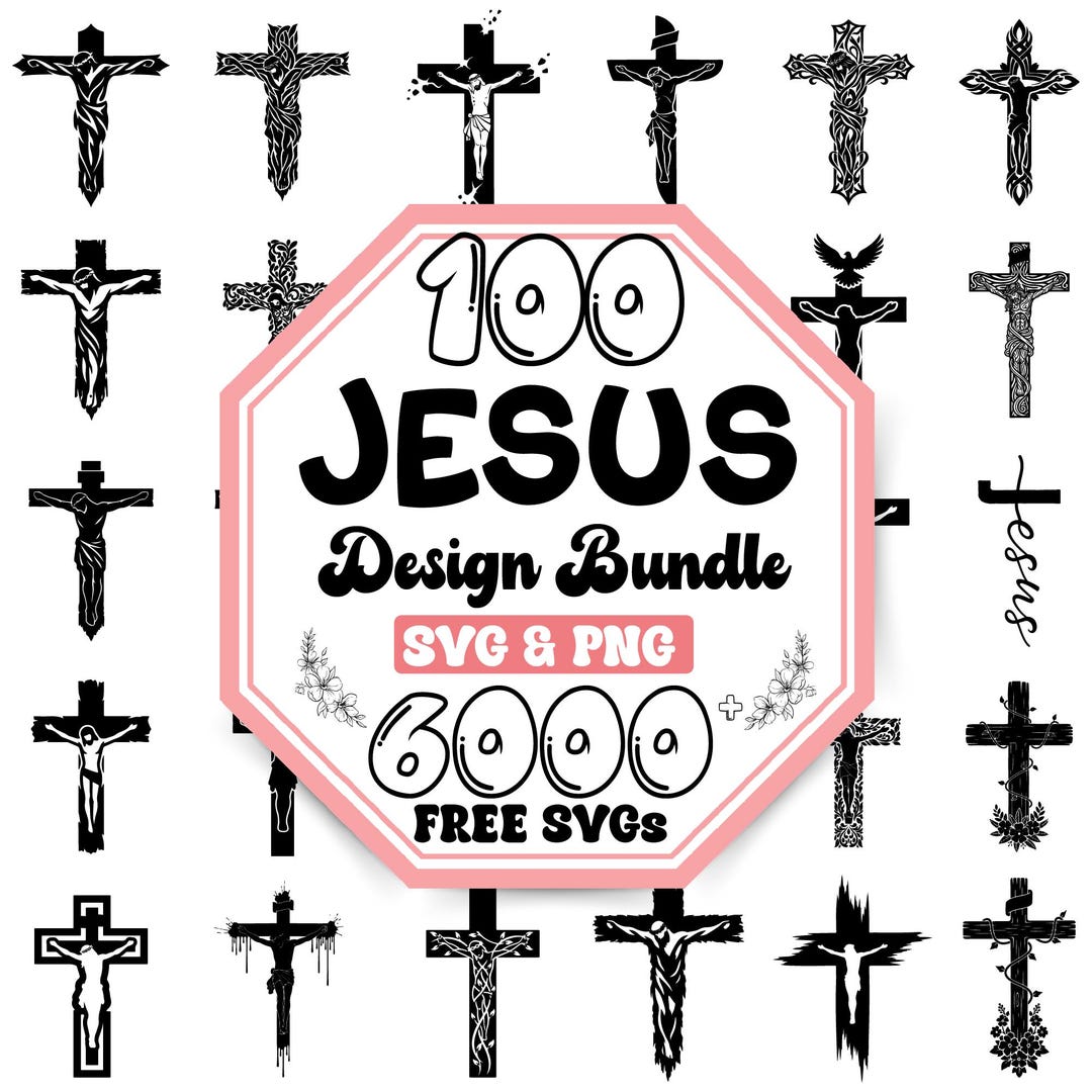 Jesus SVG Bundle |christian Cross Svg |faith Cross Svg |bible Verse Svg ...