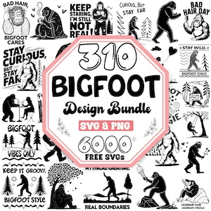 ビッグフット SVG | ビッグフット PNG | サスカッチ SVG | ビッグフットのサイン | ビッグフットのステッカー | キャンプ SVG | 狩猟 SVG | 山 SVG | ビッグフット PNG