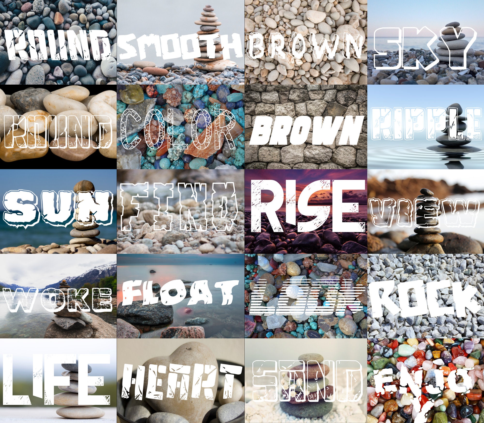 30+ Stone Rock Fonts 