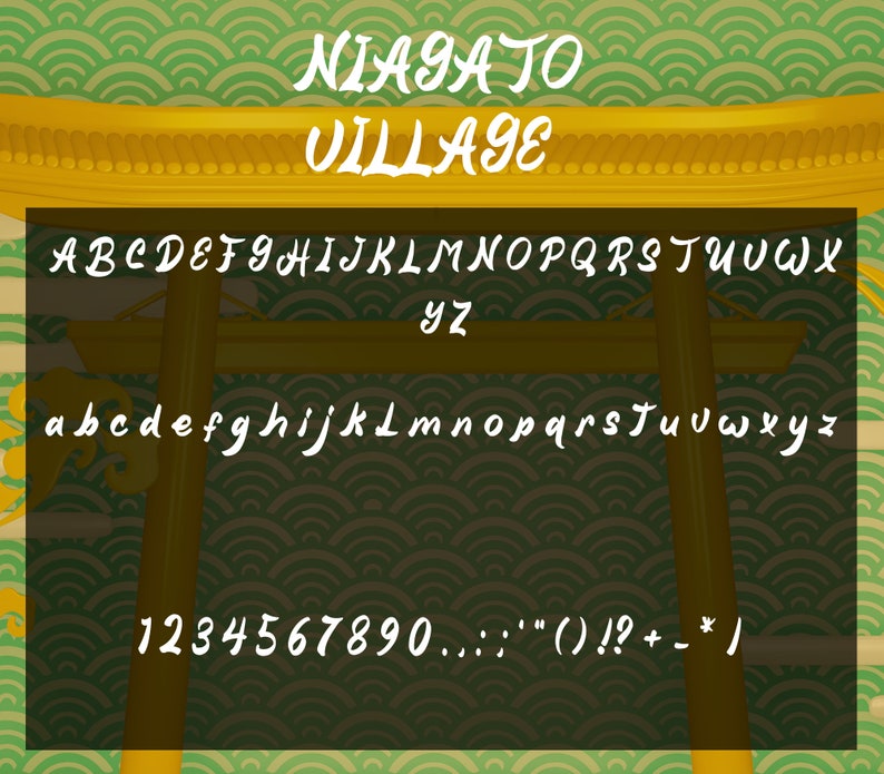 10 Japanese Fonts Bundle Canva Fonts, Cricut Fonts, Procreate Fonts