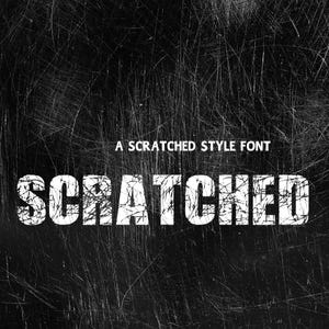 Font graffiato "ttf, WOFF, WOFF2, otf, formati inclusi" Font per Cricut, Font Canva, Font Procreate, Font per uso commerciale