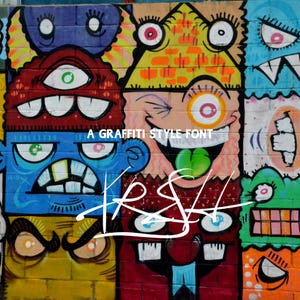 FRESH Graffiti Font „TTF, WOFF, WOFF2, Formats Included” Font dla Cricut, Cricut Font, Procreate Font, Branding Font, Street Font