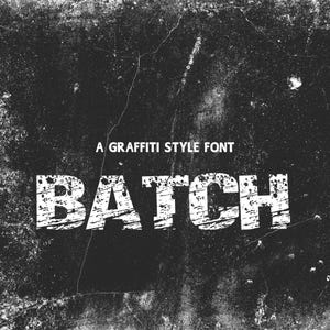 BATCH Scratched Font "ttf, WOFF, WOFF2, otf, formati inclusi" Font per Cricut, Font Cricut, Font Procreate, Font per uso commerciale