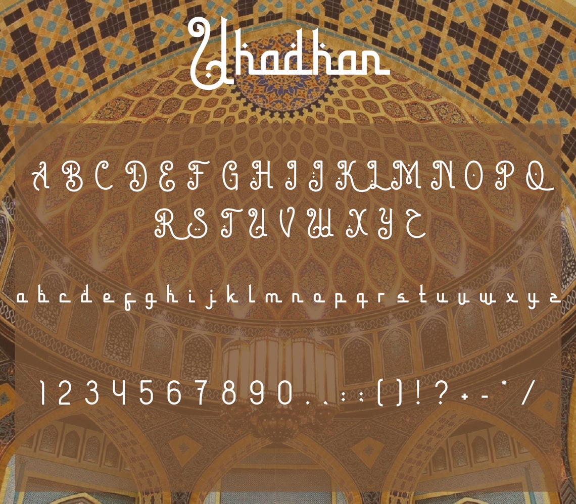 10 Arabic Fonts Bundle Canva Fonts, Cricut Fonts, Procreate Fonts