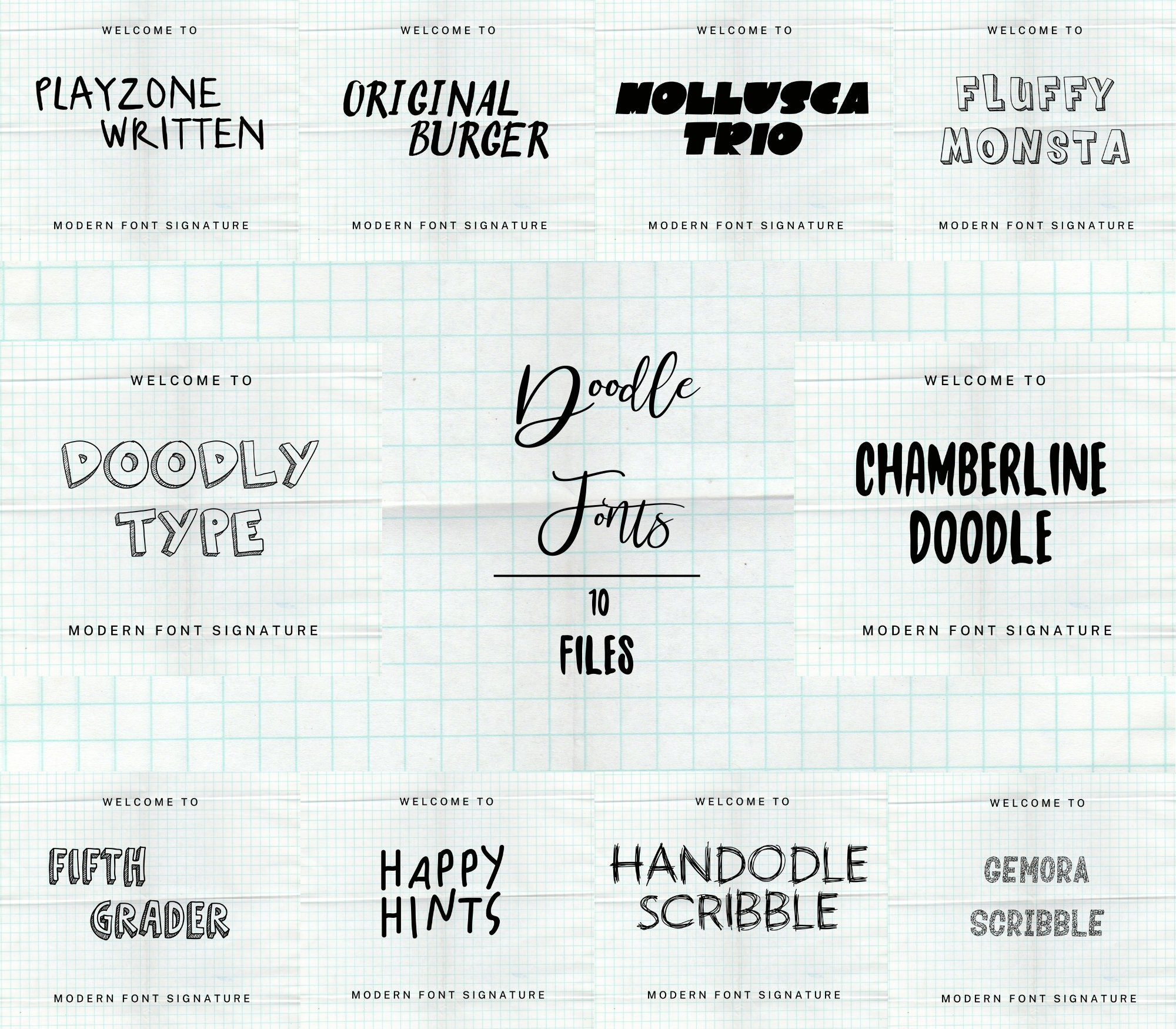 10 Doodle Fonts Bundle Canva Fonts Cricut Fonts Procreate Fonts 10 Doodle Fonts Bundle Canva Fonts Cricut Fonts Procreate Fonts
