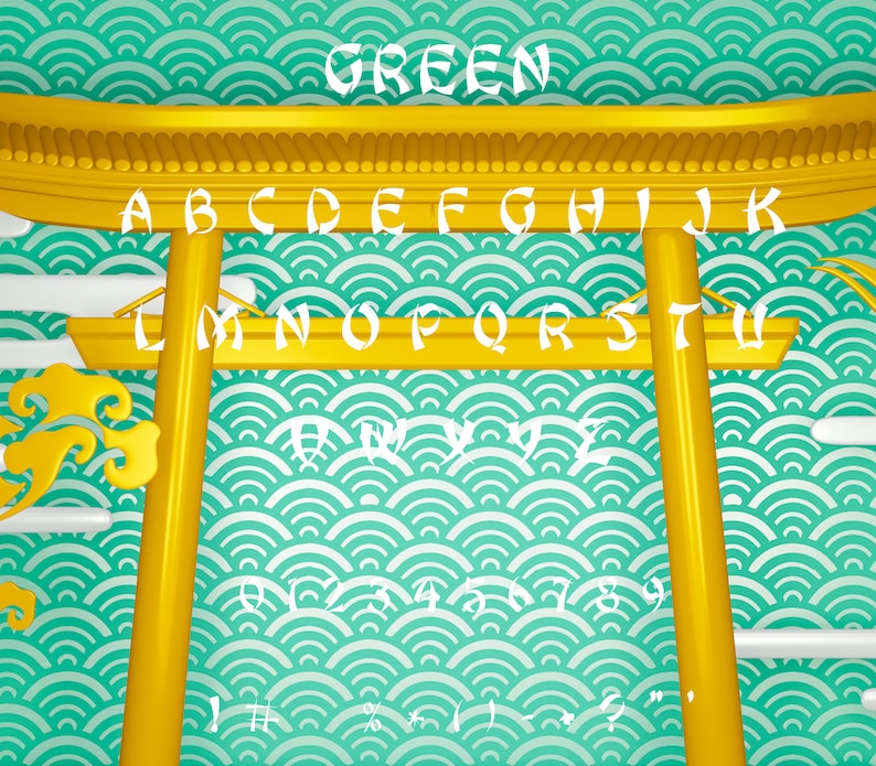 7 Japanese Fonts ttf, WOFF, WOFF2, PS, Formats Included Fonts for