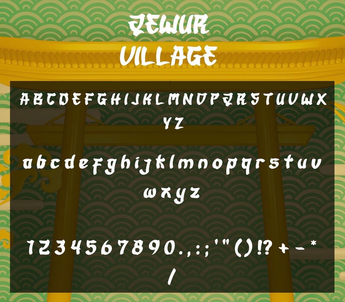 10 Japanese Fonts Bundle Canva Fonts Cricut Fonts Procreate Etsy Canada