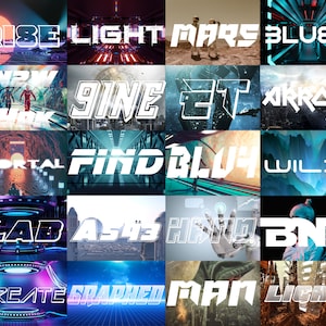 50+ polices de science-fiction « TTF, WOFF, WOFF2, PS, formats inclus » polices pour Cricut, polices Cricut, polices Procreate, police à usage commercial