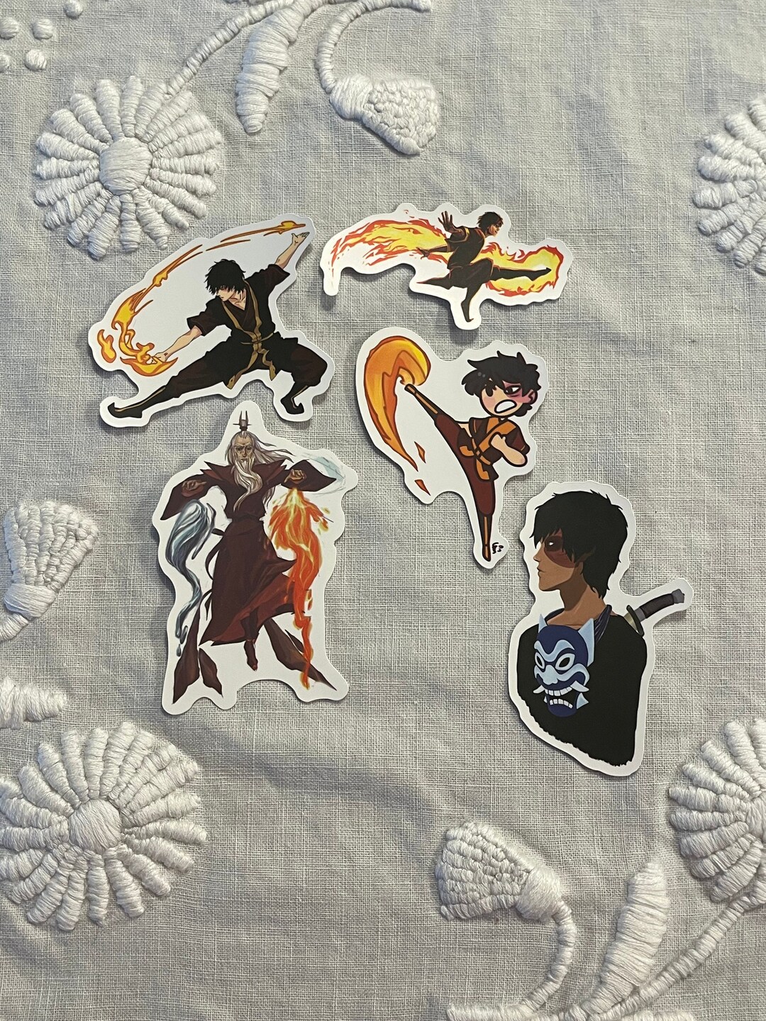 Avatar the Last Airbender Matte Vinyl Stickers Zuko Fire Bender Daddy