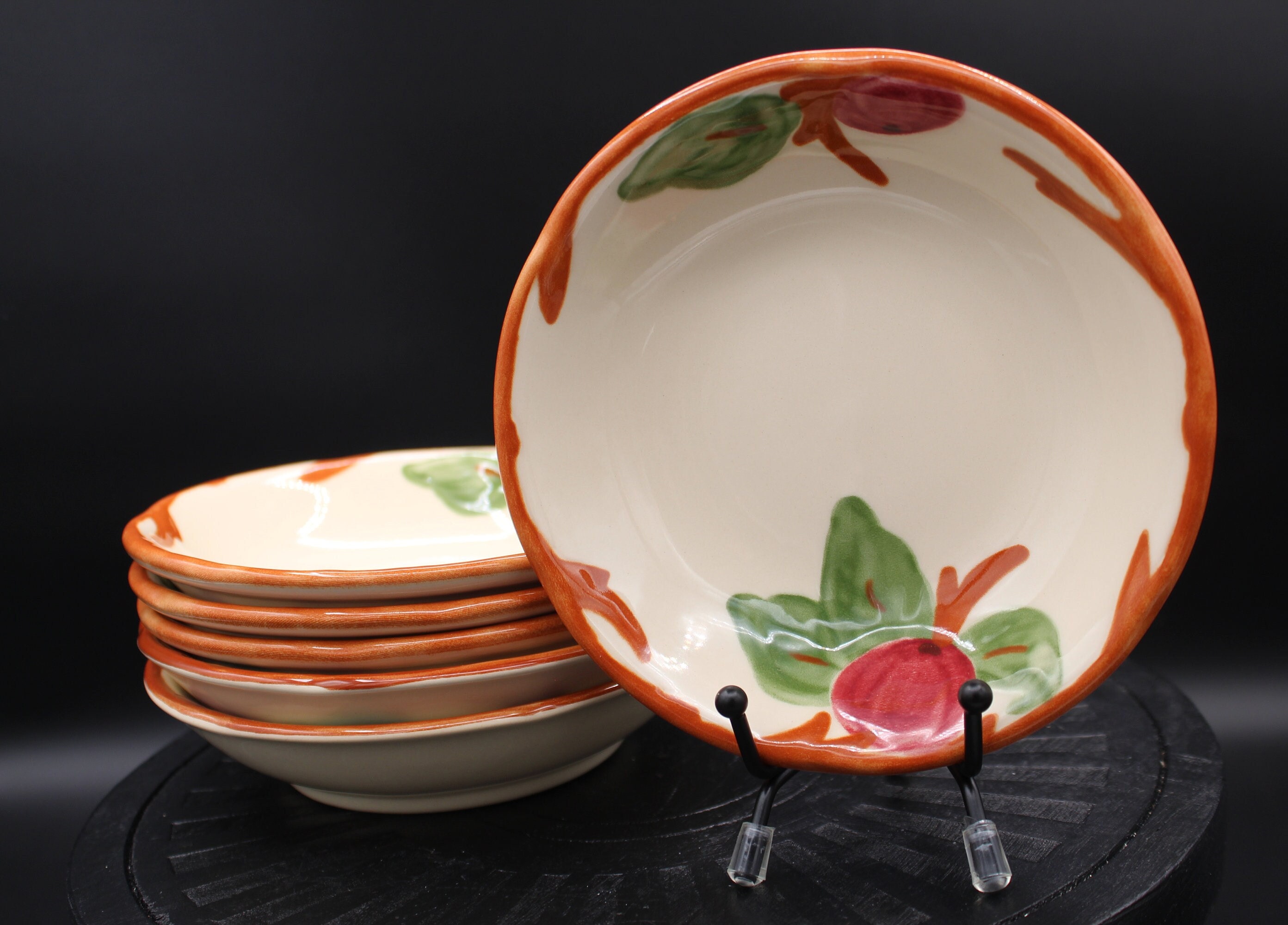 Dinnerware Set Franciscan Ware Apple Pattern Vintage Franciscan