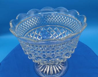 ヴィンテージ アンカーホッキング「ウェックスフォード」脚付きガラス