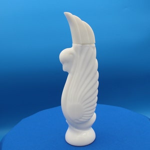 Decantador vintage Avon Milk Glass Swan Lake